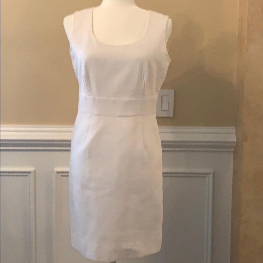 White Cotton Dress from Pure Collection